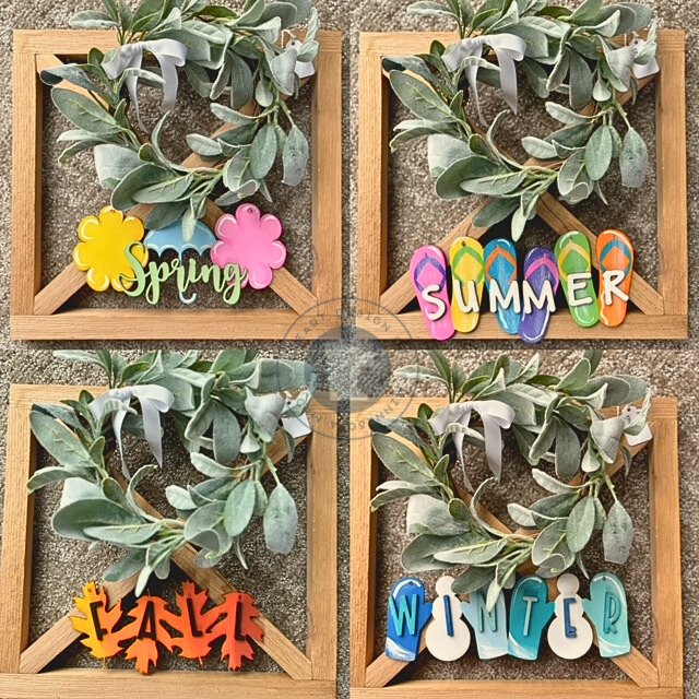 Four Seasons Wooden Sign