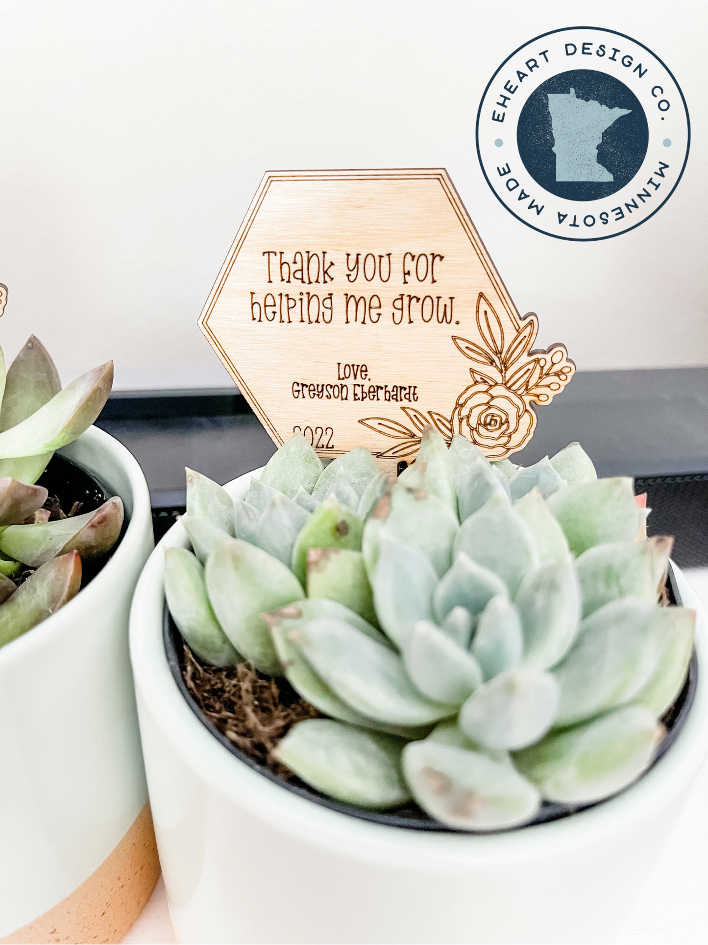 'Help Me Grow' Plant Stake - Custom