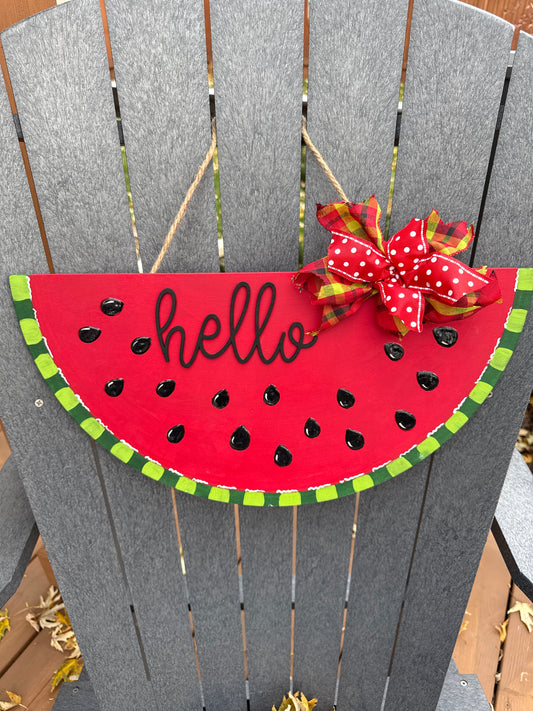 Watermelon Door Hanger