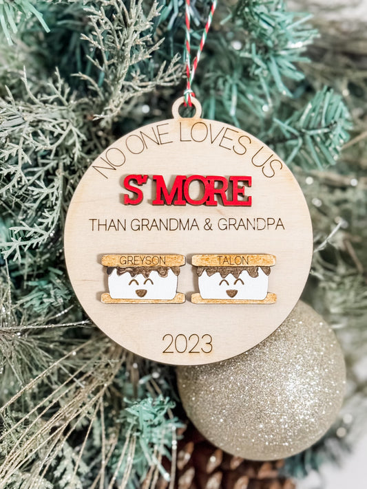 ‘Nobody Loves us S’more’ Ornament (Custom)