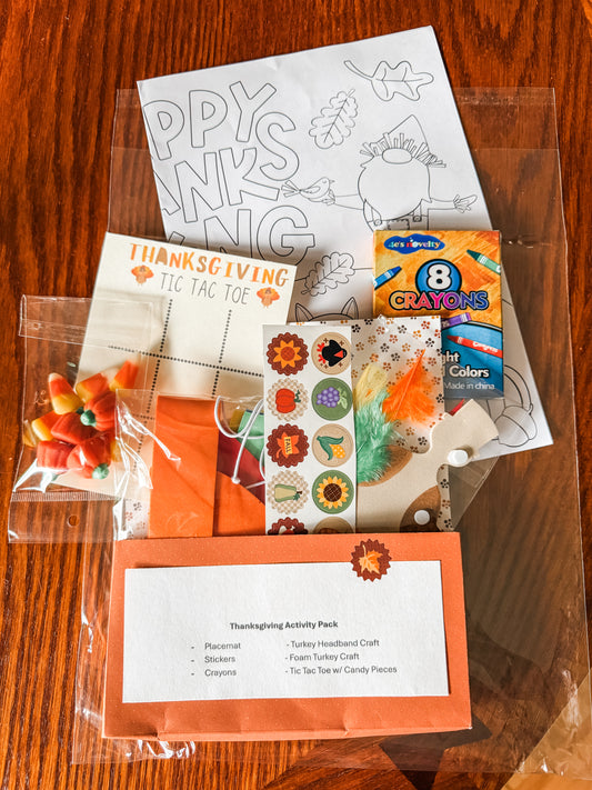 Kids Thanksgiving Activity Pack