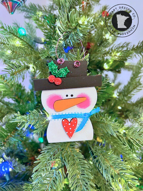 Whimsical Snowman Ornament